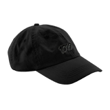 1019 Cap in Schwarz mit gesticktem Logo – Vorderansicht