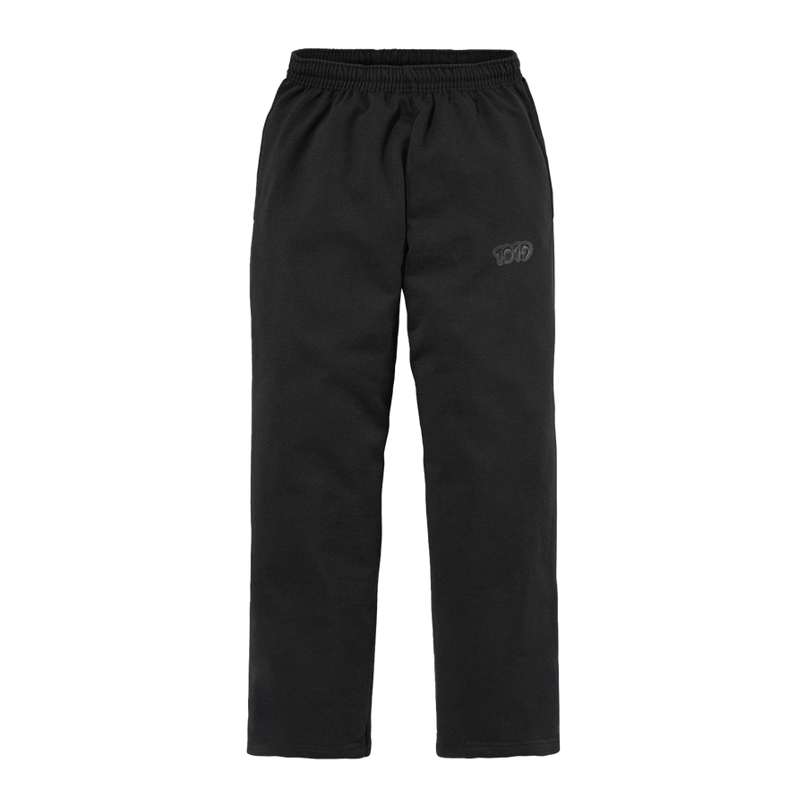 1019 Track Pants in Schwarz – Vorderansicht