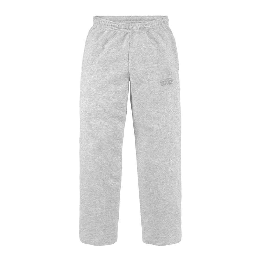 1019 Track Pants in Grau – Vorderansicht