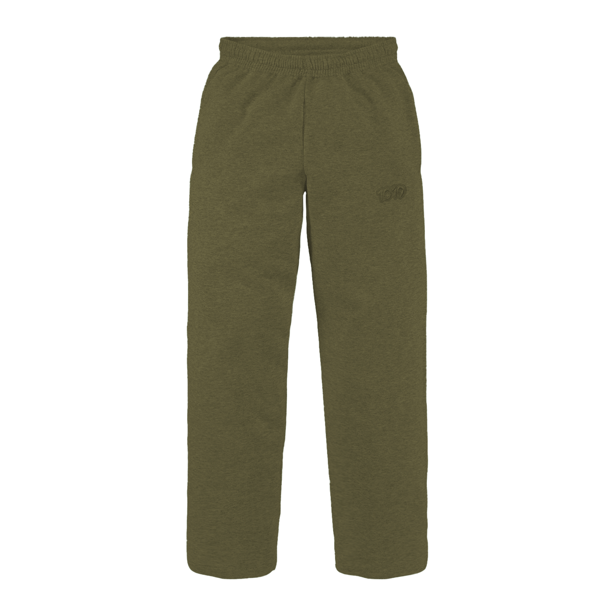 1019 Track Pants Olive Green - Front