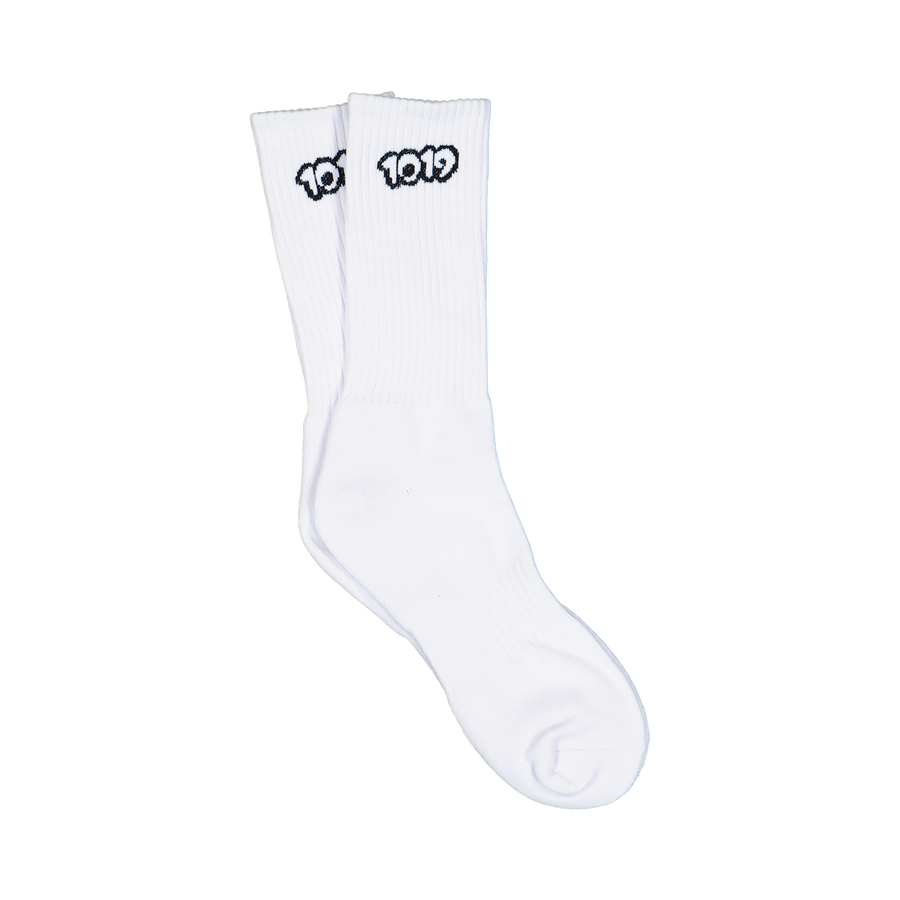 1019 Socks — White